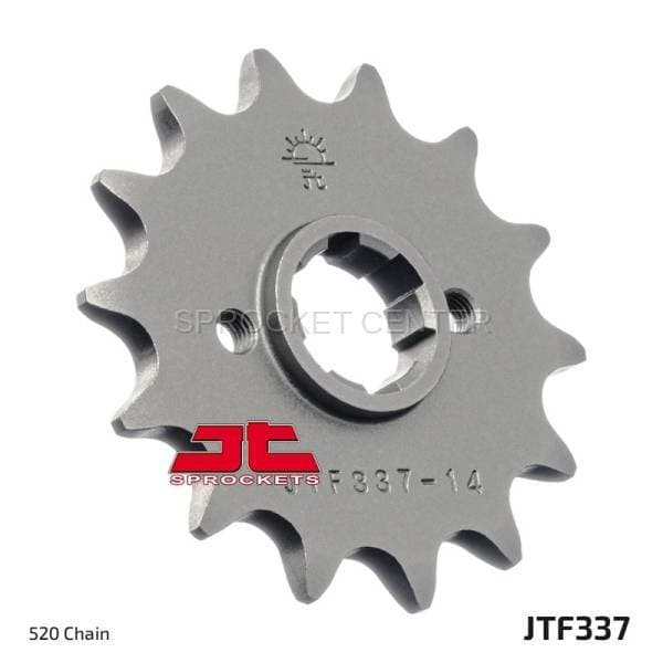 JT Sprockets (#JTF337) 520 Pitch Chrmomly-Steel Front Sprocket