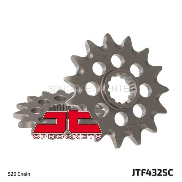 JT Sprockets (#JTF432) 520 Pitch Chromoly- Steel Front Sprocket