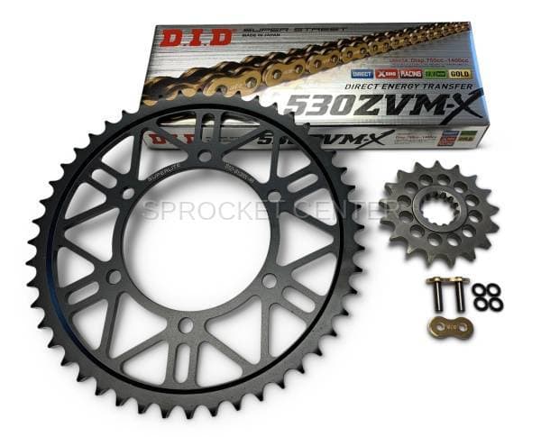 530 Chain Kit - SUPERLITE RSX Steel Sprocket Set with Choice of Chain - YAMAHA FZ-1 ('01-05)