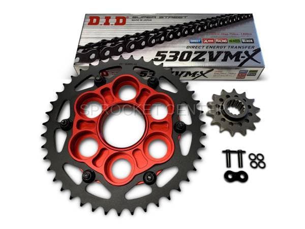 530 Chain Kit - Quick Change Sprocket Set with X'ring Chain - DUCATI 1260 Multistrada
