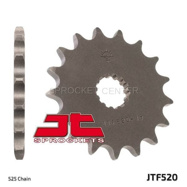 JT SPROCKETS (#JTF520) 525 Pitch Chromoly-Steel Front Sprocket