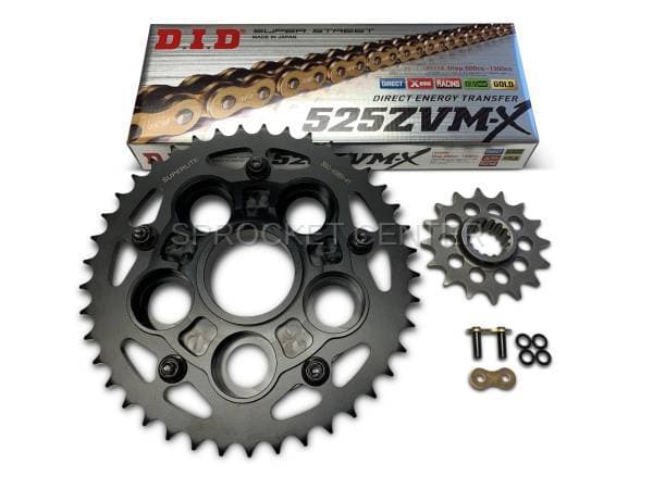 525 Chain Kit - Quick-Change Sprocket Set with Choice of Chain - DUCATI 1100 Hypermotard