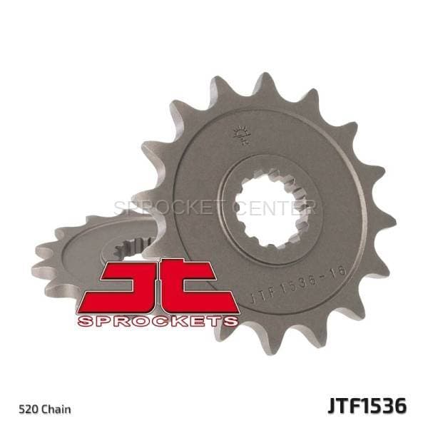 JT SPROCKETS (#JTF1536) 520 Pitch Chromoly-Steel Front Sprocket