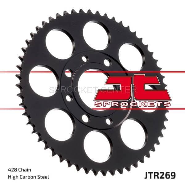 JT SPROCKETS (#JTR269) 428 Pitch Steel Rear Sprocket - HONDA