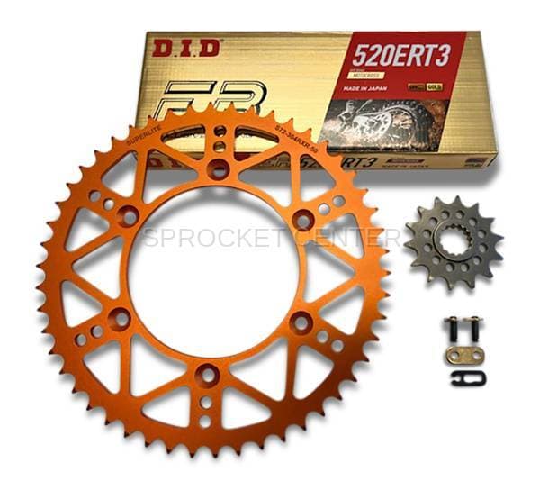 520 Chain Kit - SUPERLITE RSX-R Aluminum Sprocket Set with Choice of Chain - HUSQVARNA 701 Vitpilen / Svartpilen