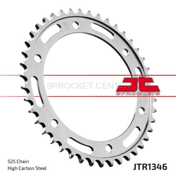 JT Sprockets (#JTR1346) 525 Pitch Steel Rear Sprocket - HONDA