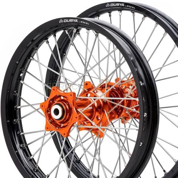 DubyaUSA - EDGE Motocross Wheel Set KTM (+FREE Sprocket)