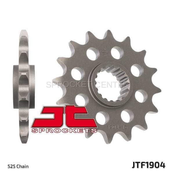 JT SPROCKETS (#JTF1904) 525 Pitch Chromoly-Steel Front Sprocket - KTM