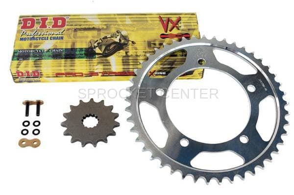 TRIUMPH 900 Trophy ('91-01) Chain Kit - JT Brand Steel Sprockets with DID or RK Chain