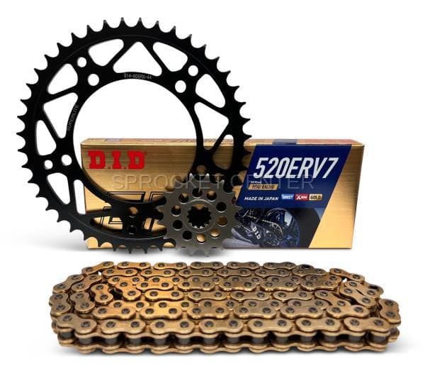 520 Conversion. Kit - SUPERLITE RSX Sprocket Set with Choice of Chain- SUZUKI DL1000 V-Strom ('14-19)