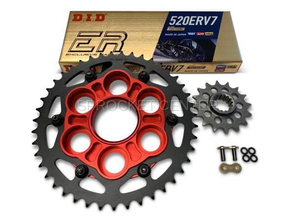 520 Conversion Kit - Quick Change Sprocket Set with Choice of Chain - DUCATI 1260 Diavel ('19-22)