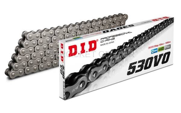 DID Chain 530 VO Series O'ring Chain - NATURAL (choose length)