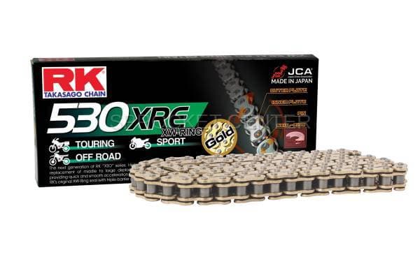 RK Chain 530 XRE series High Performance X'Ring Chain - (choose color / choose length)