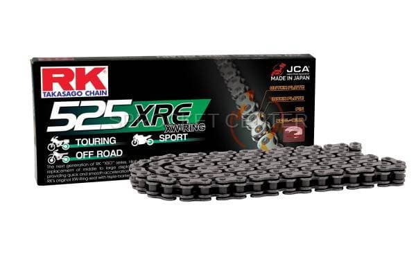 RK Chain - 525 XRE Sealed X'ring Chain - NATURAL (choose length)