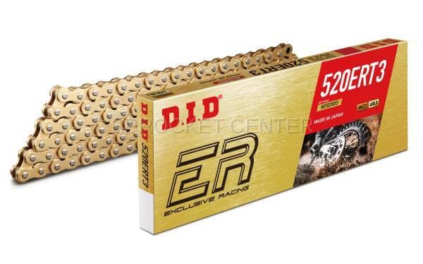 DID Chain 520 ERT3 Motocross Race Chain - GOLD (choose length)