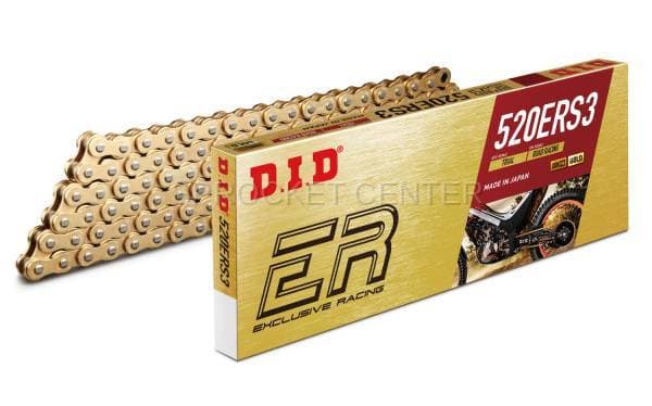 DID Chain 520 ERS3 Non-Sealed Race Chain - GOLD (choose length)