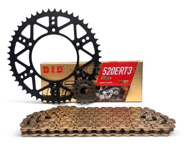 MX Chain Kit - SUPERLITE RSX Steel Sprocket Set with Choice of Chain - KAWASAKI KLX 450R ('08-21)