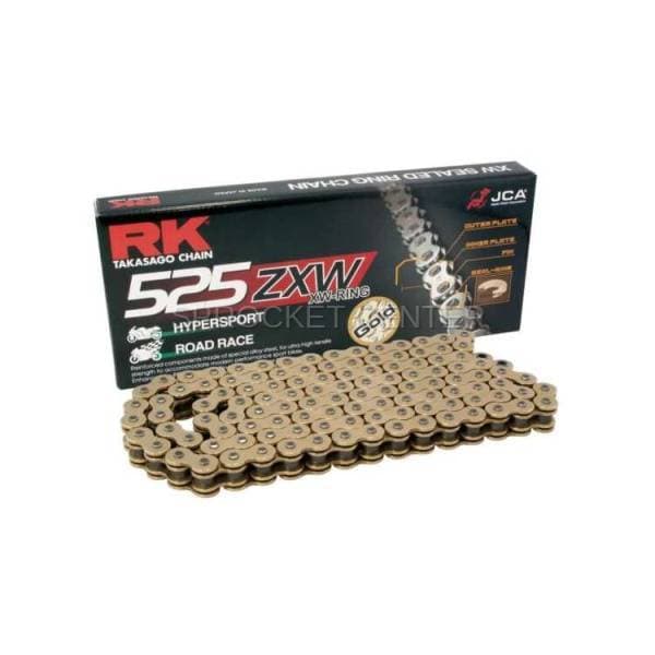 RK Chain - 520 ZXW Heavy Duty X'ring Chain - GREEN (choose length)