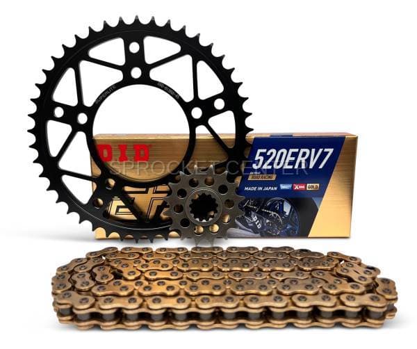 520 Chain Kit - SUPERLITE RSX Steel Sprocket Set with Choice of Chain - DUCATI 821 Monster