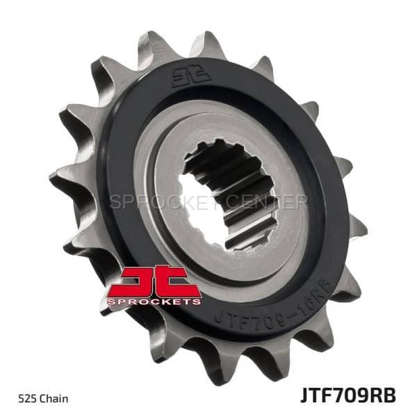 JT Sprockets (#JTF709RB) 525 Pitch Rubber Dampened Front Sprocket - APRILIA
