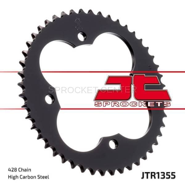 JT Sprockets (JTR#1355) 428 Pitch Steel Rear Sprocket - HONDA TRX 90