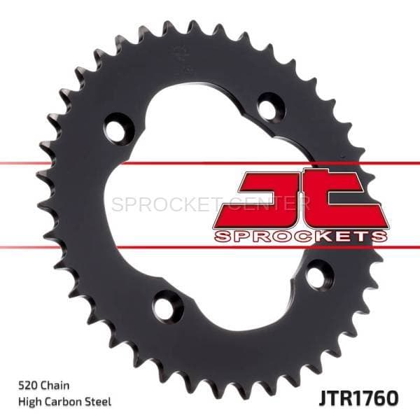 JT Sprockets (#JTR1760) 520 Pitch Steel Rear Sprocket - SUZUKI ATV