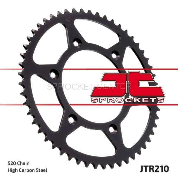JT Sprockets (#JTR210SC) 520 Pitch Steel Rear Sprocket - HONDA
