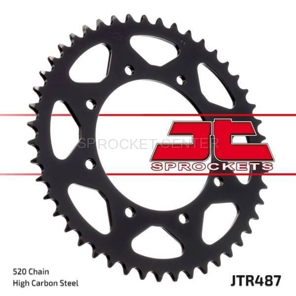 JT Sprockets (#JTR487) 520 Pitch Steel Rear Sprocket - KAWASAKI KLR650