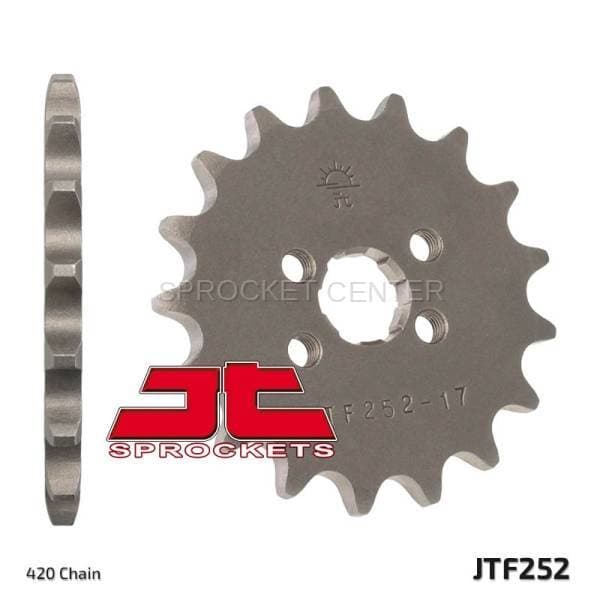 JT Sprockets (#JTF252) 420 Pitch Chromoly-Steel Front Sprocket - HONDA