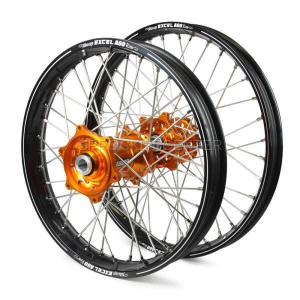 Custom KTM Wheel Set - HAAN Billet Hubs with choice of DID STX or EXCEL A60 Rims (+ FREE Sprocket!)