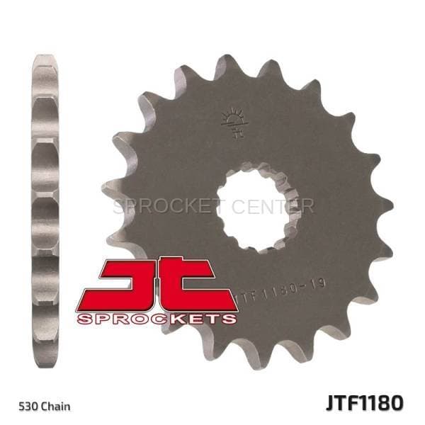 JT SPROCKETS (#JTF1180) 530 Pitch Chromoly-Steel Front Sprocket - TRIUMPH