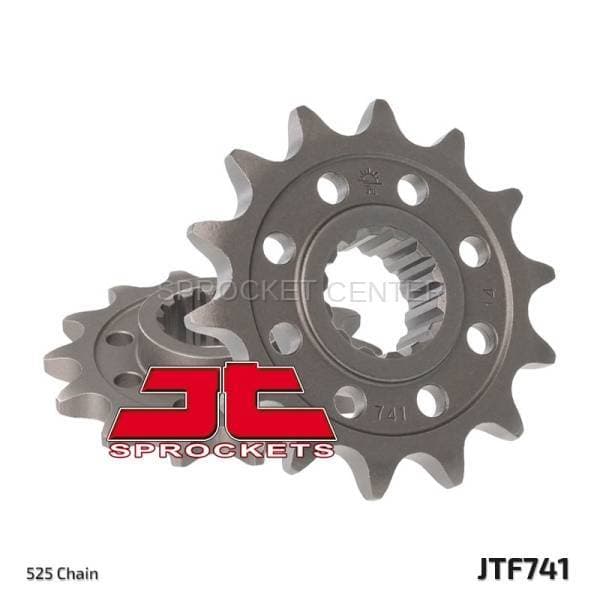 JT Sprockets (#JTF741) 525 Pitch Chromoly-Steel Front Sprocket - DUCATI
