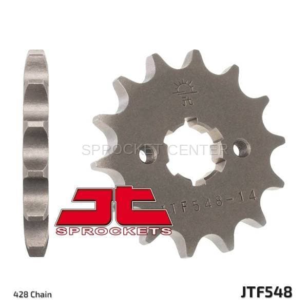 JT Sprockets (#JTF548) 428 Pitch Chromoly-Steel Front Sprocket - YAMAHA