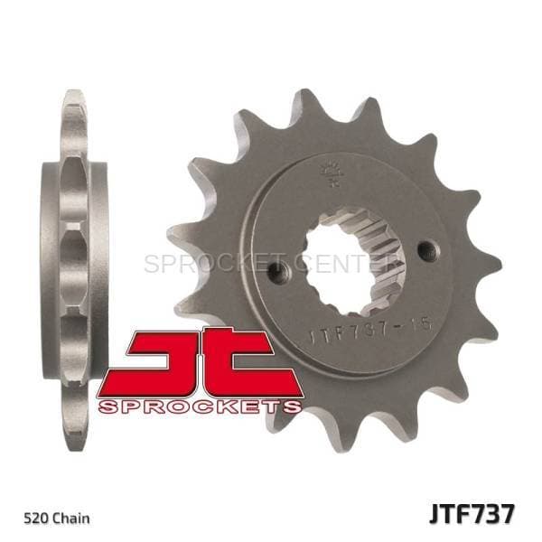 JT Sprockets (#JTF737) 520 Pitch Chromoly-Steel Front Sprocket - DUCATI