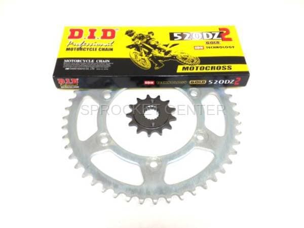 MX Chain Kit - JT Steel Sprockets Set with Choice of Chain - HONDA CRF450R/RX