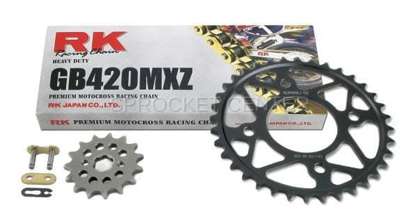 420 Chain Kit - SUPERLITE RSX Steel Sprockets With Choice Of Chain - KAWASAKI Z125 ('17-26)