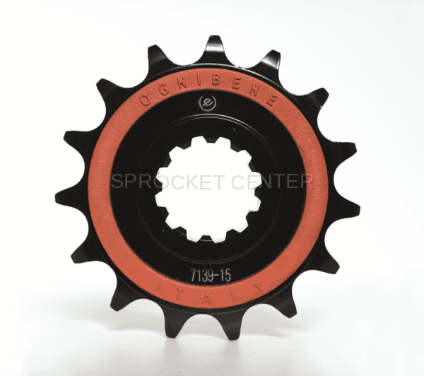OGNIBENE (#52608-7123) 525 Pitch Rubber Dampened Front Sprocket - DUCATI