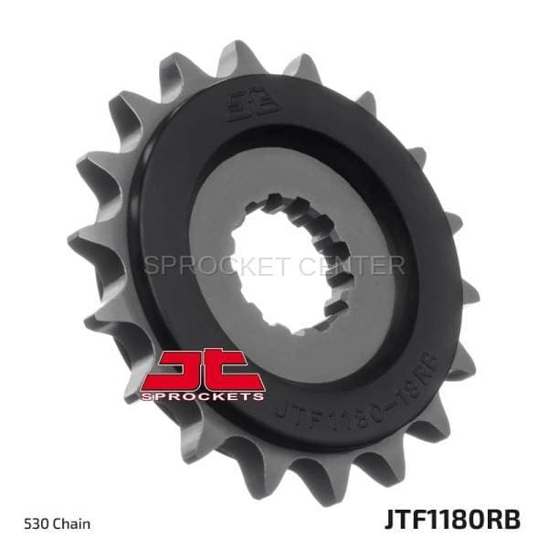 JT SPROCKETS (#JTF1180RB) 530 Pitch Rubber Dampened Front Sprocket - TRIUMPH
