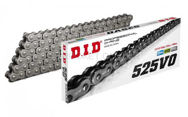 DID Chain 525 VO O'ring Chain - Natural (choose length)