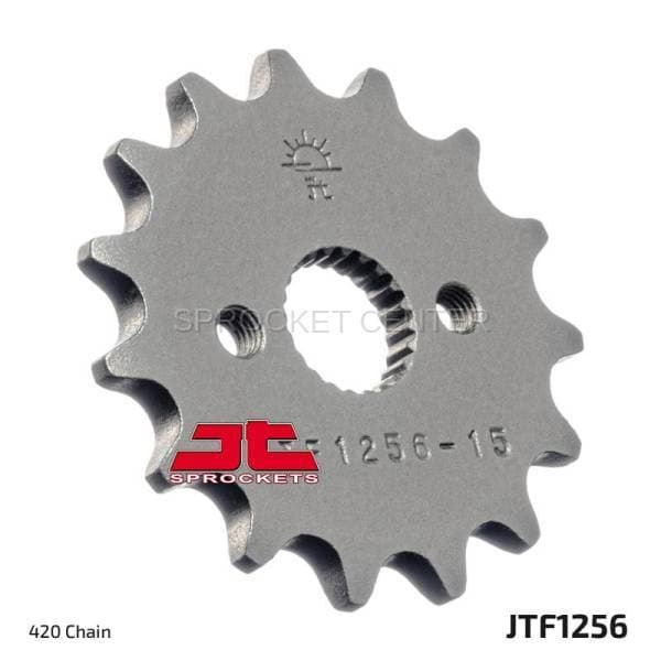 JT Sprockets (#JTF1256) 420 Pitch Chromoly-Steel Front Sprocket - HONDA