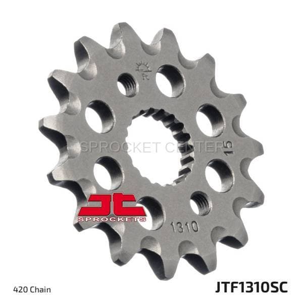 JT Sprockets (#JTF1310) 420 Pitch Chromoly-Steel Front Sprocket - HONDA CRF 150R