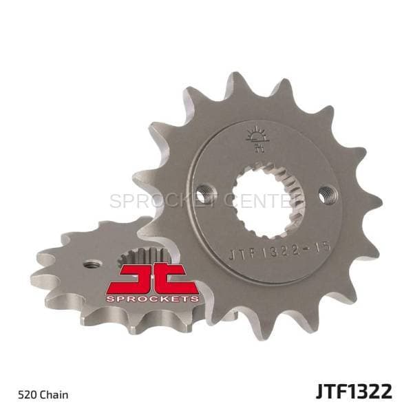 JT Sprockets (#JTF1322) 520 Pitch Chromoly-Steel Front Sprocket