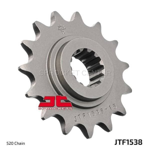 JT SPROCKETS (#JTF1538) 520 Pitch Chromoly-Steel Front Sprocket