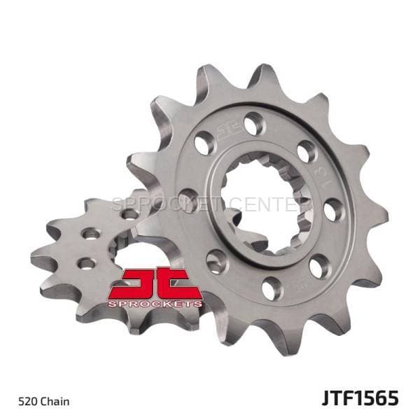 JT Sprockets (#JTF1565SC) 520 Pitch Chromoly-Steel Front Sprocket - KAWASAKI