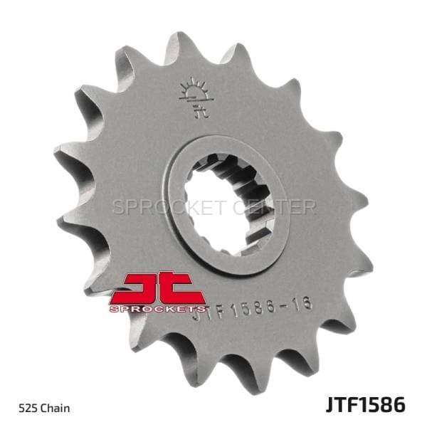 JT Sprockets (#JTF1586) 525 Pitch Chromoly-Steel Front Sprocket - YAMAHA