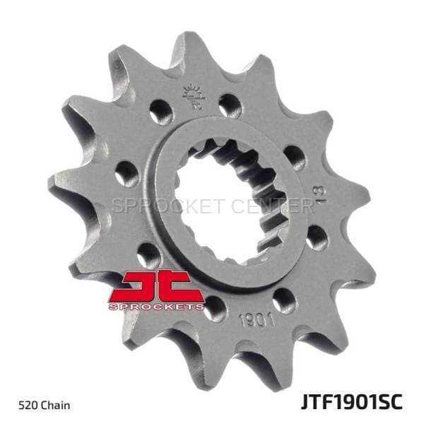 JT SPROCKETS (#JTF1901) 520 Pitch Chromoly-Steel Front Sprocket - BETA/GAS/HUSQ/KTM