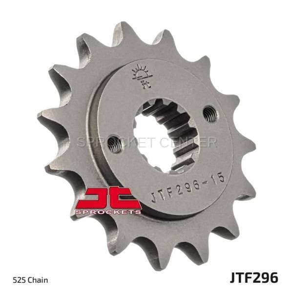 JT Sprockets (#JTF296) 525 Pitch Chromoly-Steel Front Sprocket - HONDA