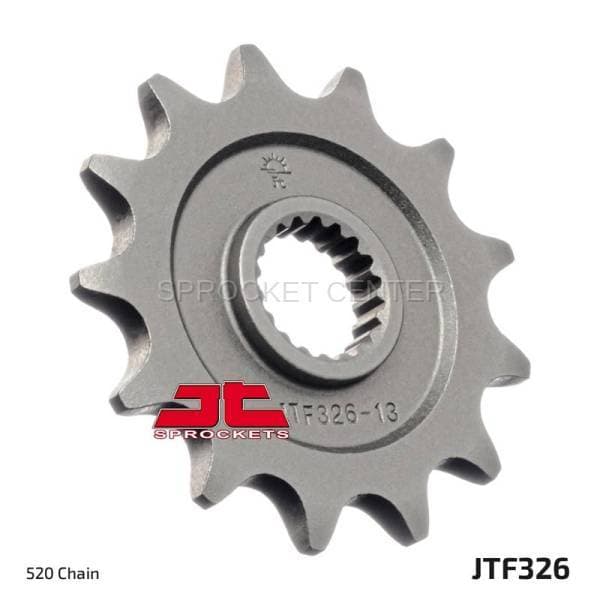 JT Sprockets (#JTF326) 520 Pitch Chromoly-Steel Front Sprocket - HONDA