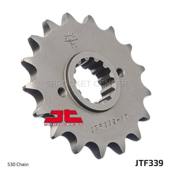 JT Sprockets (#JTF339) 530 Pitch Chromoly-Steel Front Sprocket - HONDA