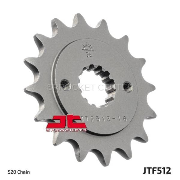 JT SPROCKETS (#JTF512) 520 Pitch Chromoly-Steel Front Sprocket